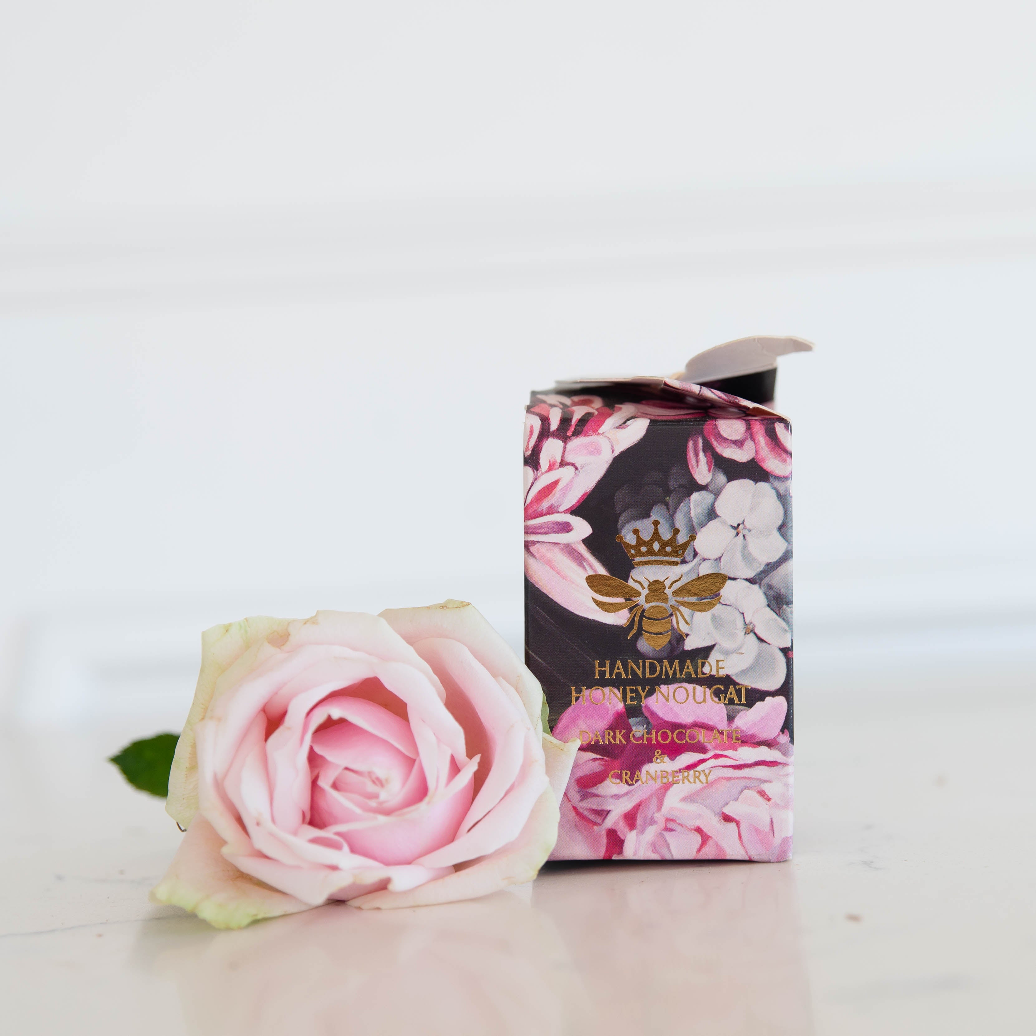 Dark Chocolate & Cranberry Honey Bee | Wedgewood Nougat