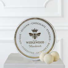 Load image into Gallery viewer, Wedgewood Macalettes Hat Box - White Belgian Chocolate &amp; Sea Salt
