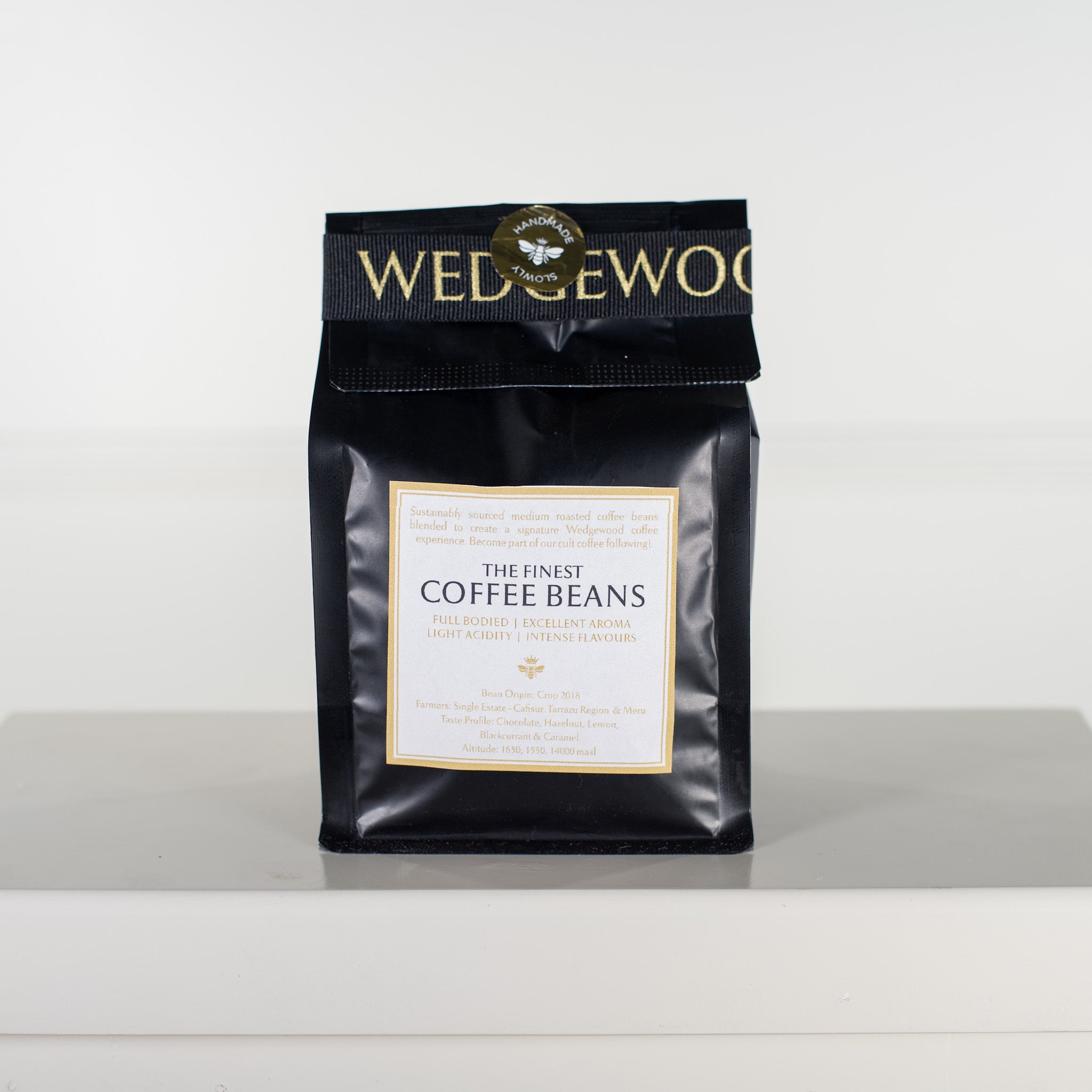 Wedgewood Crafted Coffee Blended Beans - Beans Weight 250g | Wedgewood Nougat
