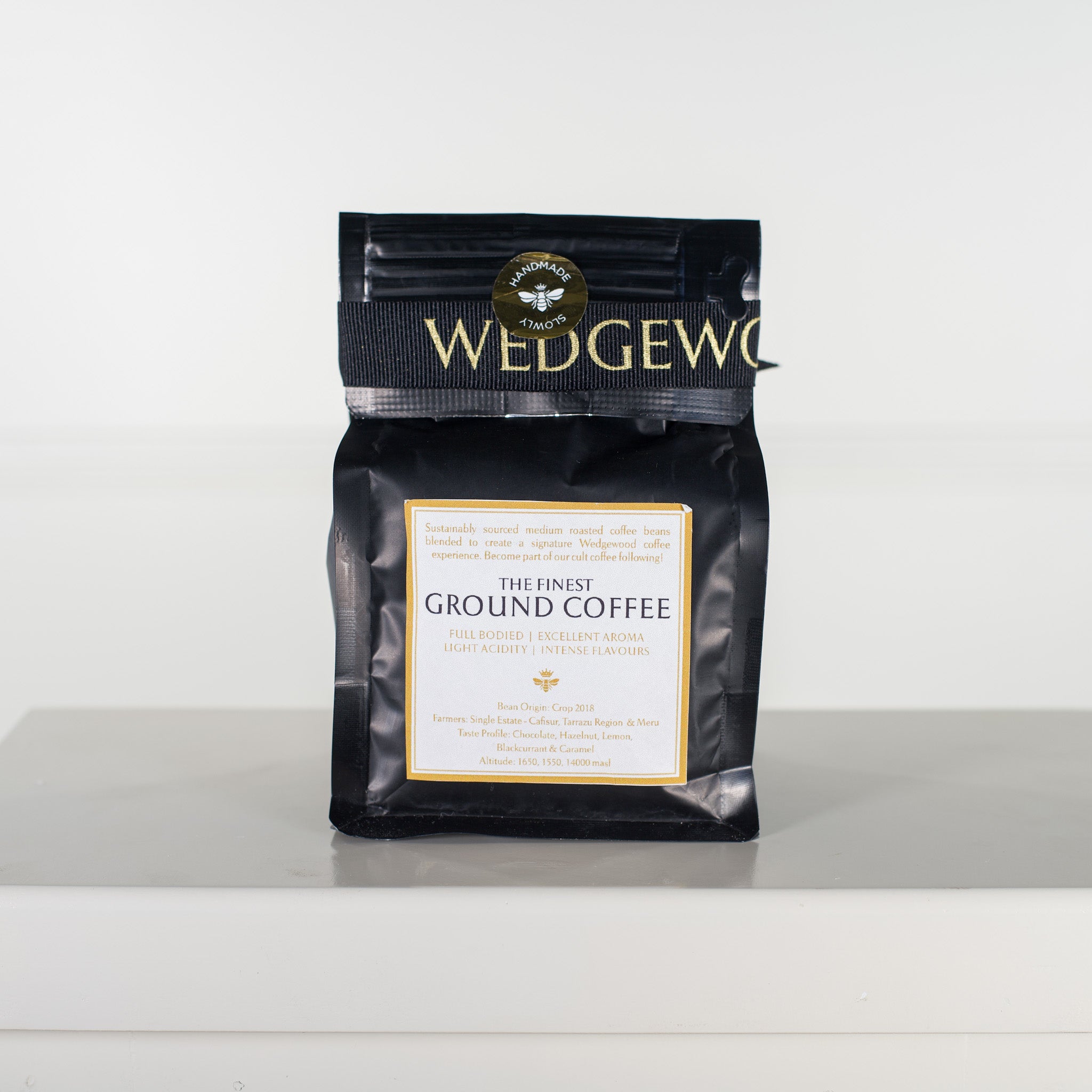 Wedgewood Crafted Coffee Blend - Ground Weight 250g | Wedgewood Nougat