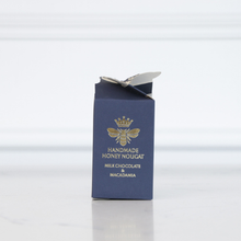 Load image into Gallery viewer, Milk Chocolate &amp; Macadamia Navy Blue Honey Bee
