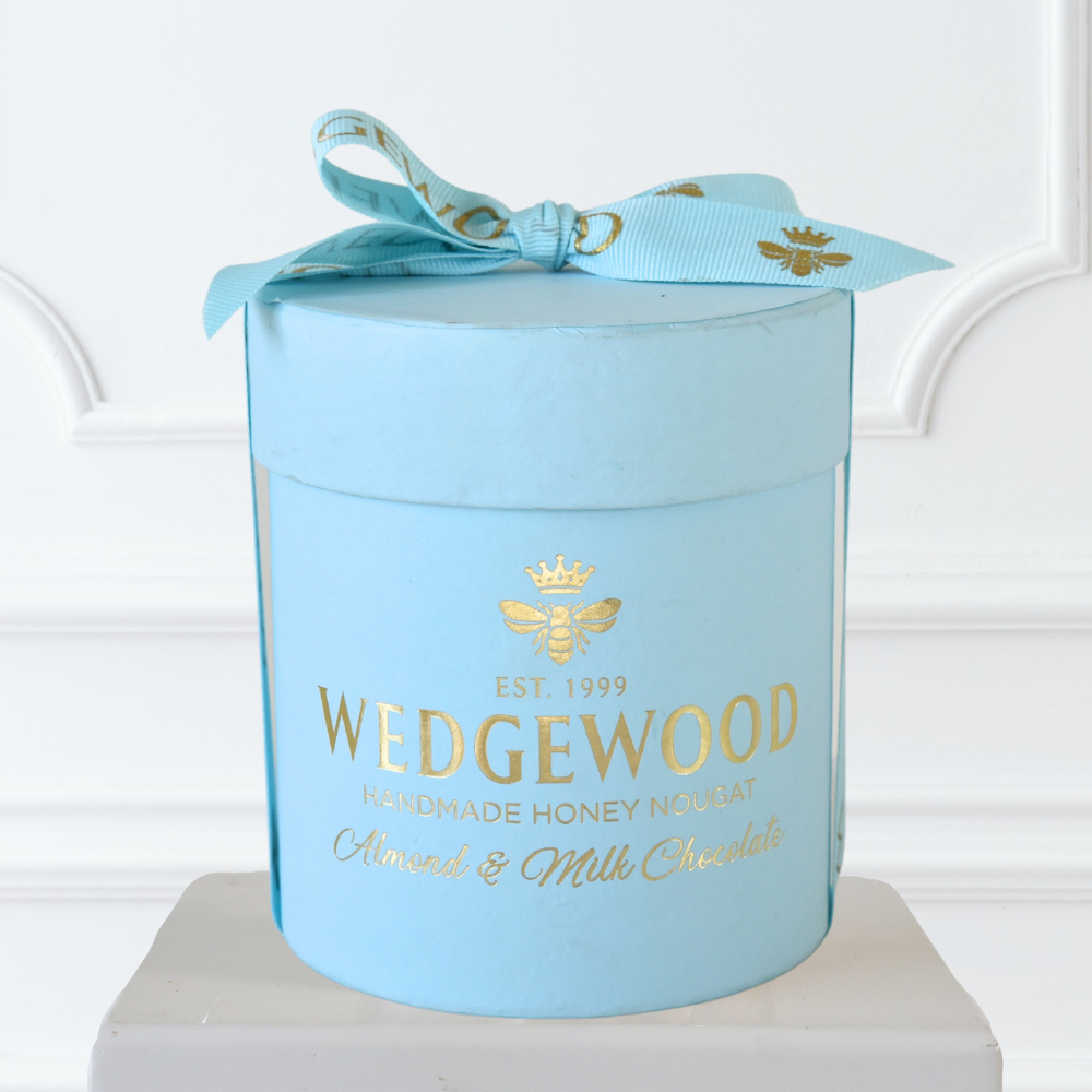 Blue hot sale hat box