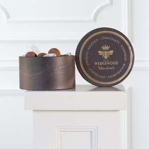 Buy 3 get the 4th FREE on Macalettes Hat Box - Wedgewood Macalettes Hat Box - Milk & White Belgian Chocolate Mochaccino 1 | Wedgewood Nougat