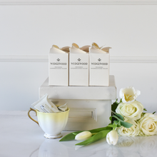 Load image into Gallery viewer, Wedgewood Handmade Cream Bonbonniere Box containing x 2 Macadamia Honey Nougat Bon Bons

