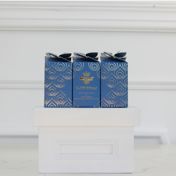 Diwali Dark Blue Macadamia Honey Bee
