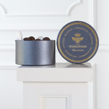 Load image into Gallery viewer, Wedgewood Macalettes Hat Box - Dusted Dark Belgian Chocolate

