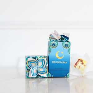 Eid Peacock Tear Honey Nougat Macadamia Honey Bee Box containing x 2 Bon Bons