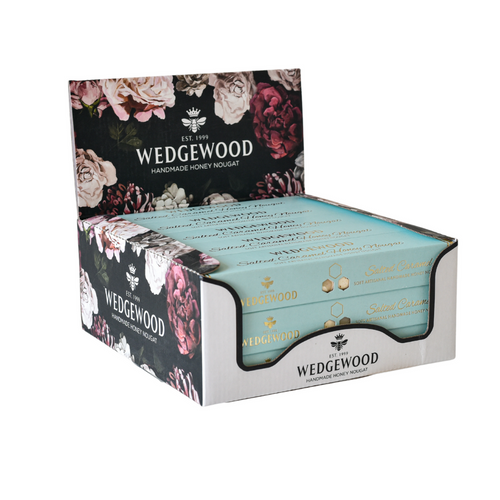 Handmade Honey Nougat 100g Salted Caramel Boxed Bars x15 | Wedgewood Nougat
