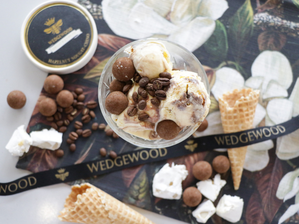 Hazelnut Nougat-Chino Ice Cream