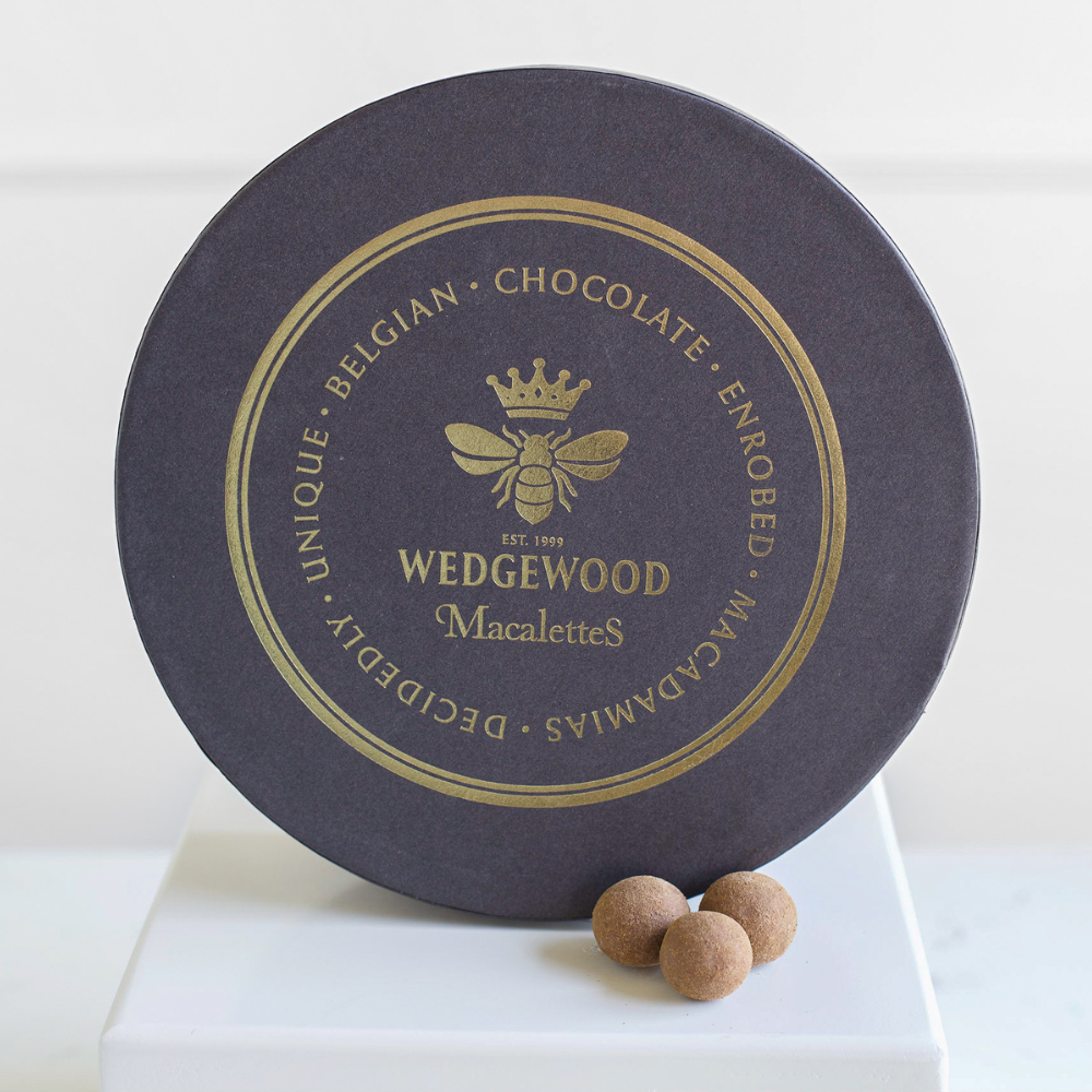 Wedgewood Macalettes Roulette Hat Box - 800g - Mochaccino & Arabica coffee
