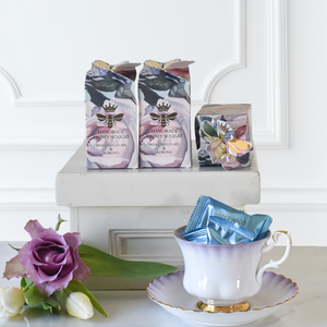 24x Handmade Floral Boxes Containing 2 Milk Choc & Almond Bon Bons in each | Wedgewood Nougat