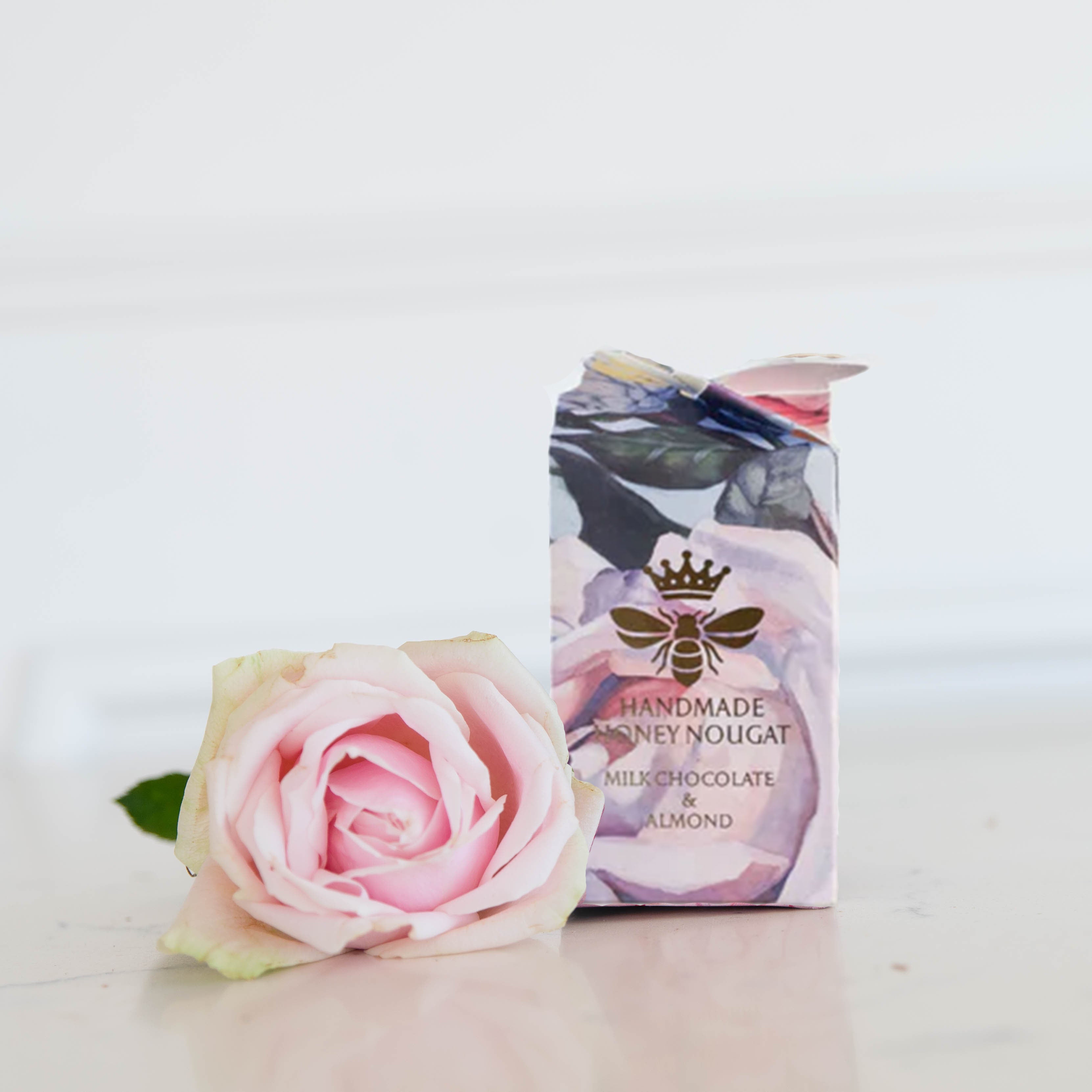 Milk Chocolate & Almond Honey Bee | Wedgewood Nougat