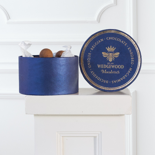 Buy 3 get the 4th FREE on Macalettes Hat Box - Milk Belgian Chocolate & Sea Salt 1 | Wedgewood Nougat