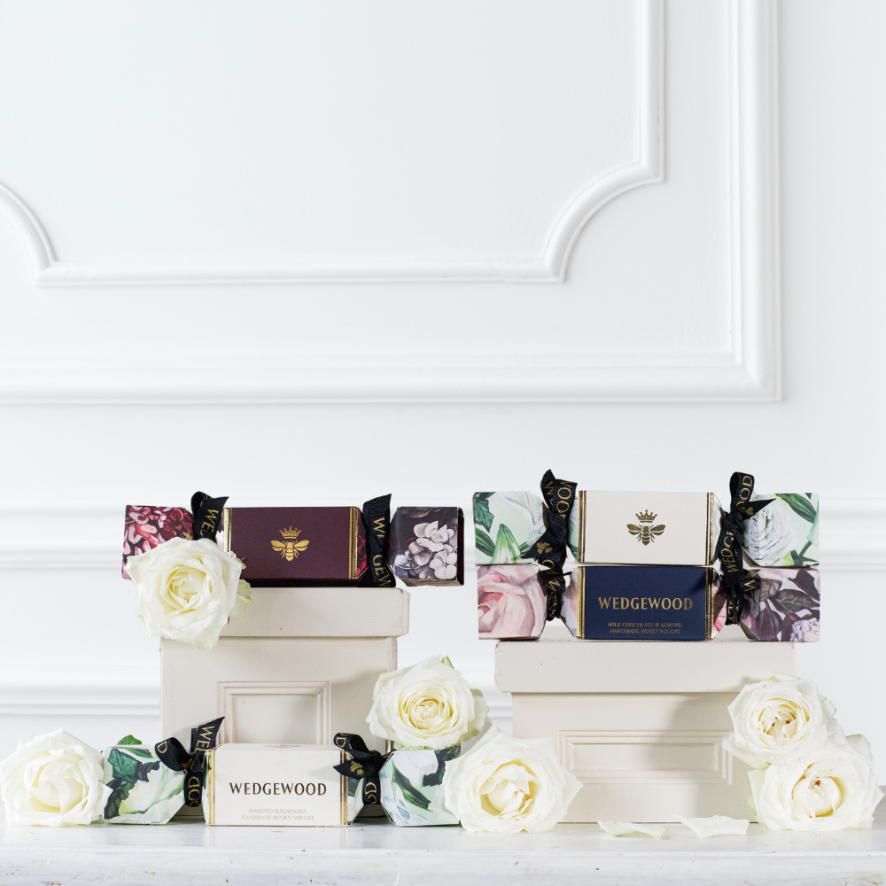 Small Dark Choc & Cranberry Honey Nougat Cracker - 3 bon bons | Wedgewood Nougat
