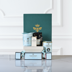 Harpers Hamper Blue (Premium Bee Box) | Wedgewood Nougat