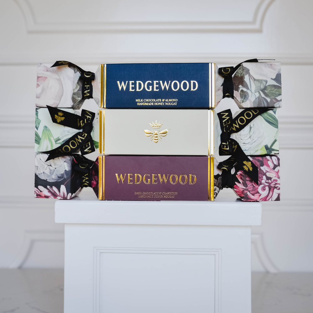 Large Milk Chocolate & Almond Honey Nougat Cracker - 12 bon bons - 6 units (Ex-Factory Price) | Wedgewood Nougat