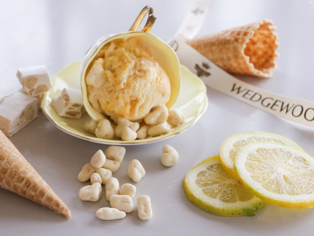 Nougat & Lemon Meringue Ice Cream