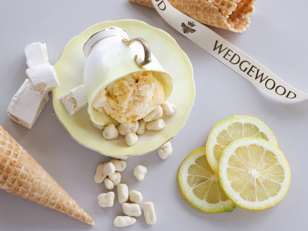 Nougat & Lemon Meringue Ice Cream