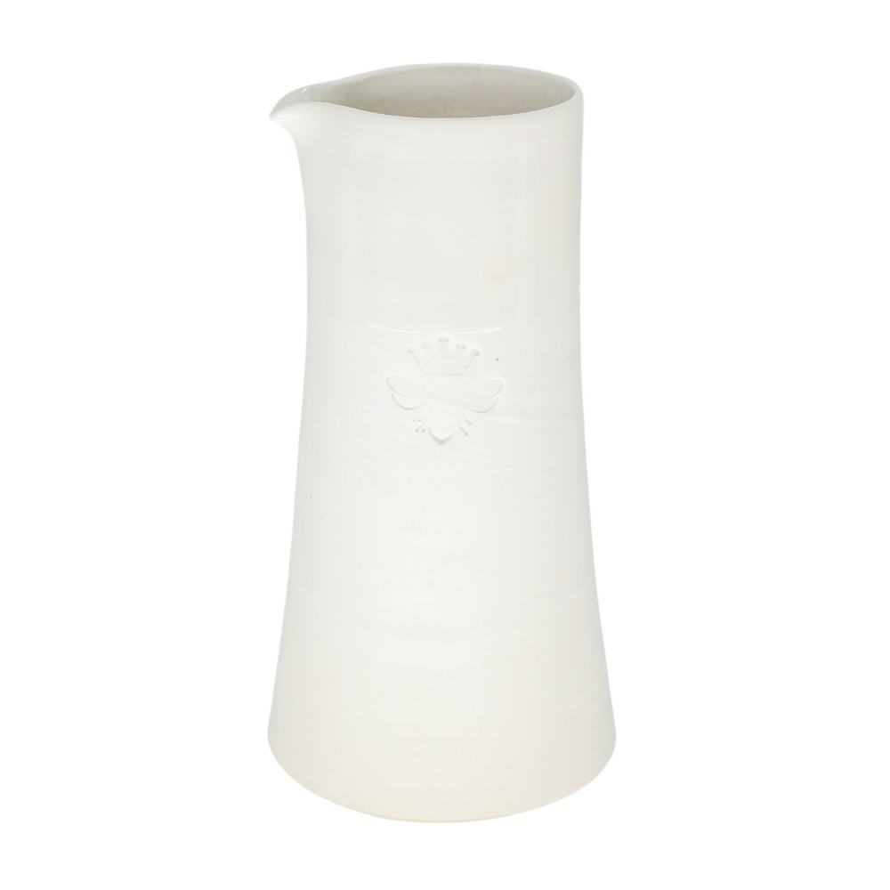 Wedgewood Porcelain Honey Jar - Large | Wedgewood Nougat