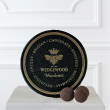 Load image into Gallery viewer, Wedgewood Macalettes Hat Box - Dusted Dark Belgian Chocolate
