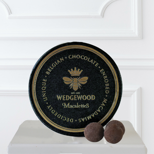 Buy 3 get the 4th FREE on Macalettes Hat Box - Wedgewood Macalettes Hat Box - Dusted Dark Belgian Chocolate 2 | Wedgewood Nougat
