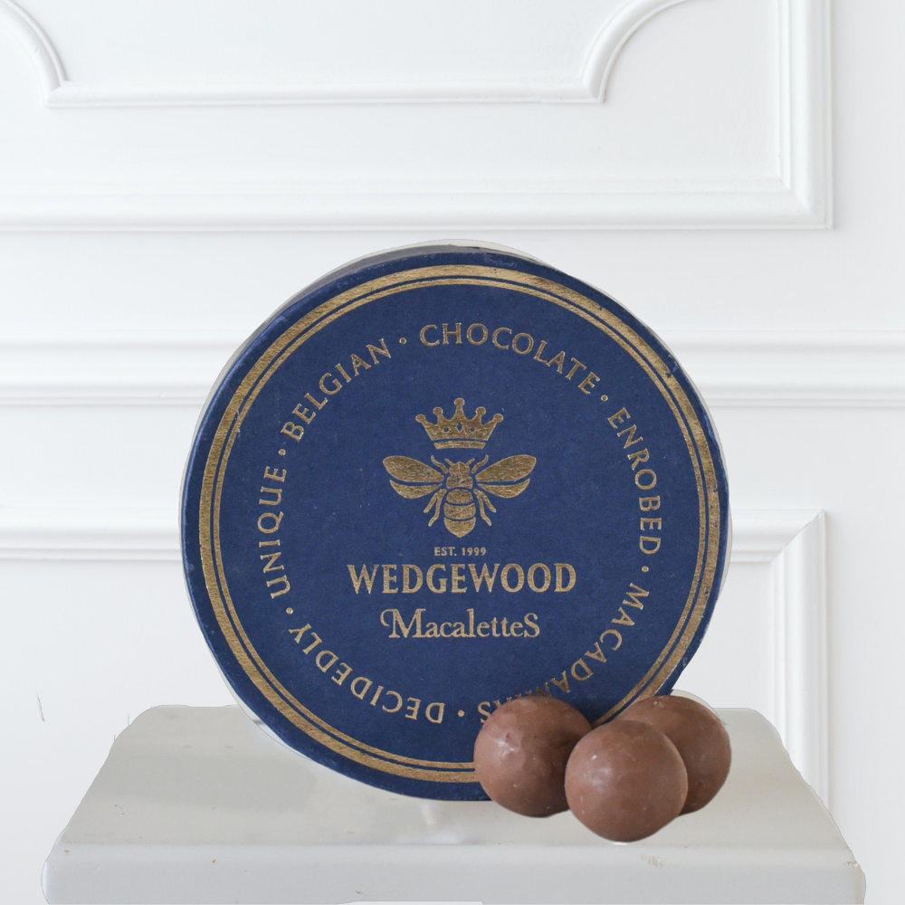 Buy 3 get the 4th FREE on Macalettes Hat Box - Milk Belgian Chocolate & Sea Salt 2 | Wedgewood Nougat