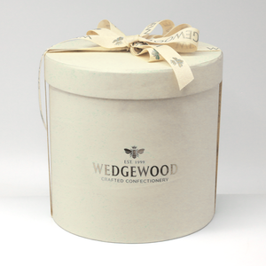 Wedgewood Honey Nougat 120 x Macadamia Bon Bons - Cream - Medium Hat Box | Wedgewood Nougat