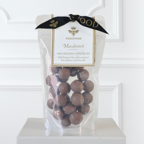 Macalettes - Milk Belgian Chocolate & Sea Salt - Enrobed Macadamias | Wedgewood Nougat