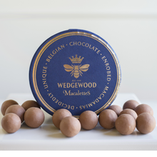 Load image into Gallery viewer, Wedgewood Macalettes Hat Box - Milk Belgian Chocolate &amp; Sea Salt
