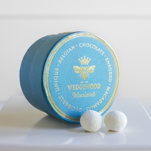 Buy 3 get the 4th FREE on Macalettes Hat Box - White & Dark Belgian Chocolate Peppermint 3 | Wedgewood Nougat