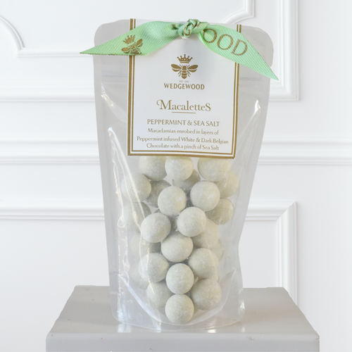 White and Dark Belgian Chocolate Peppermint & Sea Salt - Macalettes | Wedgewood Nougat