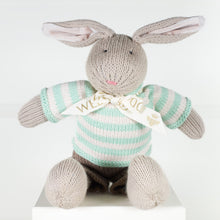 Load image into Gallery viewer, Wedgewood Heirloom Rabbit - Boy Mint stripe
