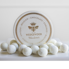 Load image into Gallery viewer, Wedgewood Macalettes Hat Box - White Belgian Chocolate &amp; Sea Salt
