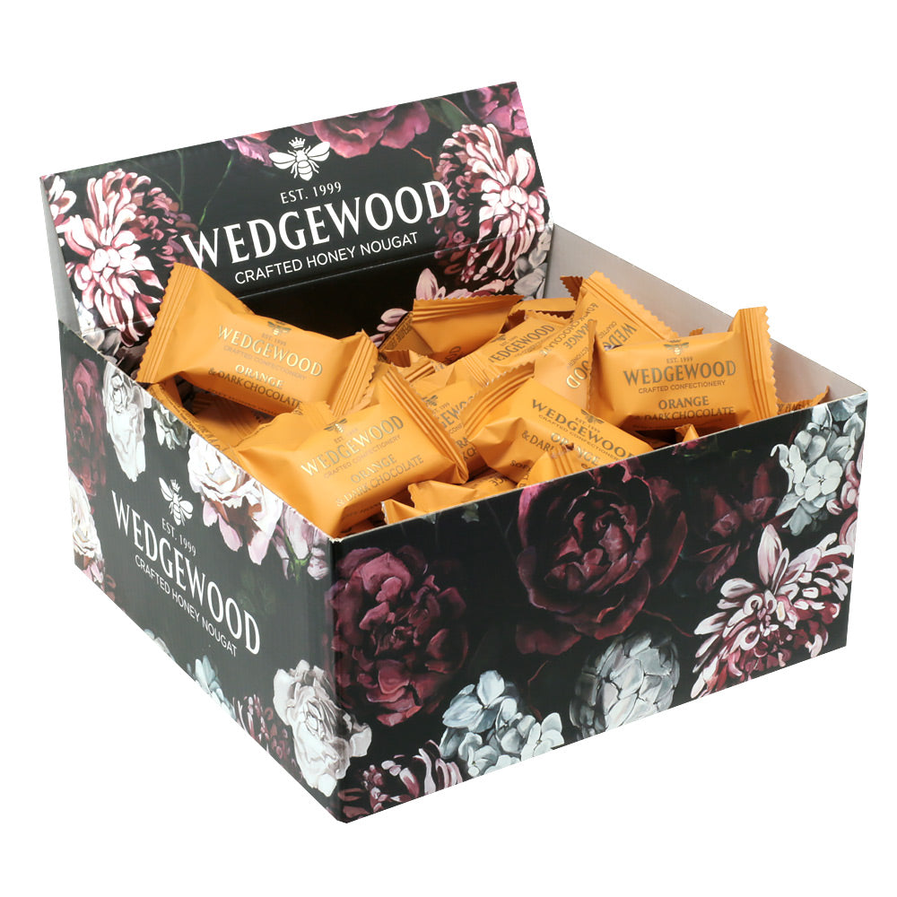 Dark Belgian Chocolate & Zesty Orange Handmade Honey Nougat Bon Bons x 60